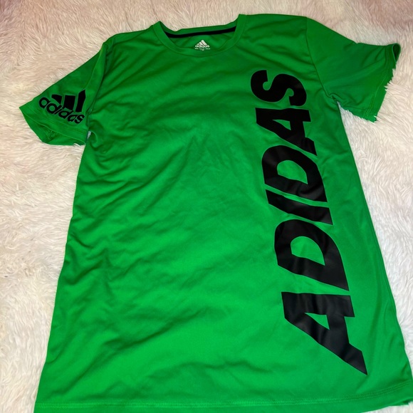 Adidas Boys Sport Poly T-Shirt - Picture 1 of 7